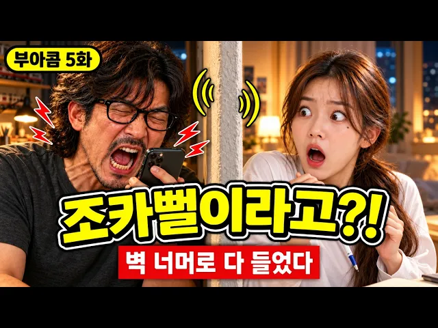 부산 사투리 AI 드라마 부아콤 ㅣ 옆집 부산 아저씨가 나를 조카뻘이라 부른 날