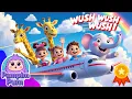 ✈️ Naik Pesawat Yuk! | Lagu Anak Tentang Transportasi Udara | Animasi 3D Pampimpum 🎶