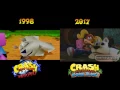 Crash Bandicoot N Sane Trilogy - All Intro Cutscenes Comparison