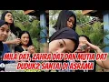 Mila da7, zahra da7 dan mutia da7 duduk2 sambio makan di asrama #milada7 #zahrada7 #mutiada7 #da7 