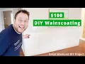 Easy Shaker Wainscoting Anyone Can Do