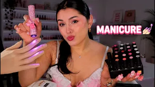 ASMR 4K I La MEJOR AMIGA 😳 de tu NOVIO te hace las uñas 💅🏻 I Antipática - Amable I Ges ASMR