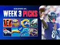 NFL Predictions and Picks For EVERY Week 3 Game Lions at Ravens Best Bets