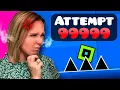 TRICKS MOM TRIES GEOMETRY DASH