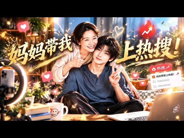妈妈带我上热搜