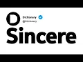 Sincere Synonyms Similar Words