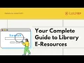 TMUL Your Complete Guide to Library E-Resources