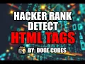 HACKER RANK DETECT HTML TAGS Attributes and Attribute Values