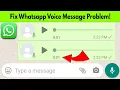 Download Lagu How To Fix WhatsApp Voice Message Problem 2025 || WhatsApp 1 second Voice Message Problem Solved