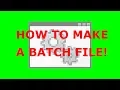 How To Code a Batch File Part 1 batch file