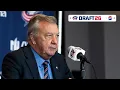 General Manager Don Waddell 2026 NHL Draft Night One Media Availability