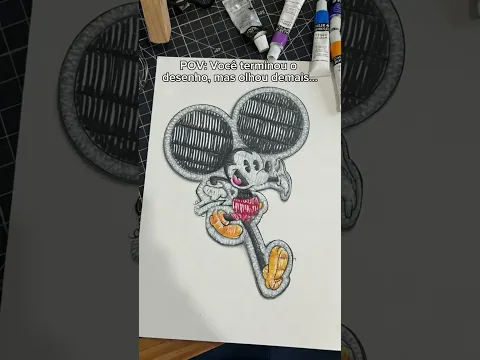 Nunca JAMAIS olhe DEMAIS para o seu DESENHO!