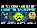 Microsoft AI-103 Exam Full Guide 2026 Crack Azure AI Apps Agents Developer in 1st Attempt