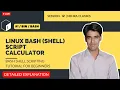 Linux Bash Shell Script Calculator Shell Scripting for Beginners Nehra Classes