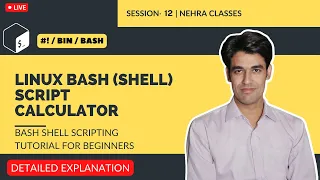 Linux Bash Shell Script Calculator Shell Scripting for Beginners Nehra Classes
