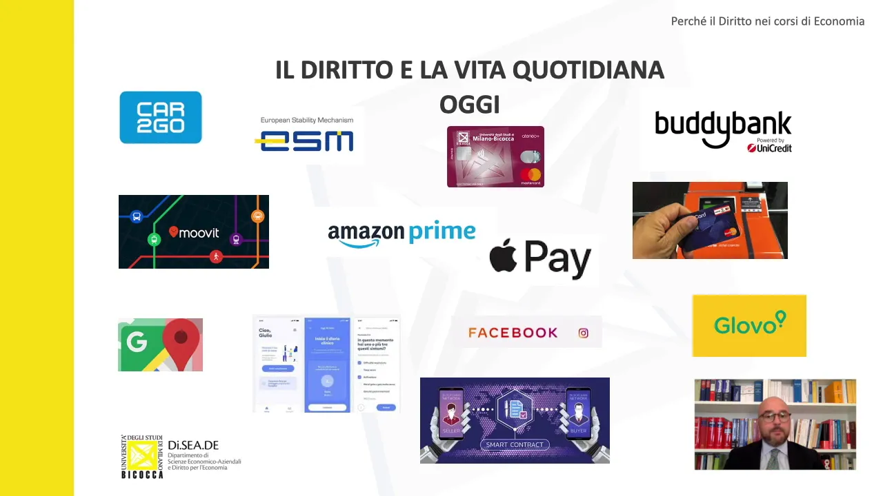 Perche il diritto nei corsi di economia