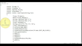 Java Swing class JToolBar - combobox