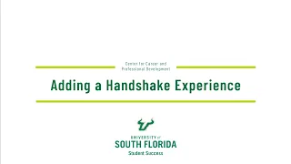Adding a Handshake Experience