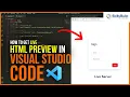 How to Get Live HTML in Visual Studio VS Code Live Server Training