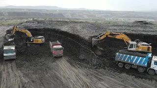 Caterpillar 352F & Liebherr 964 | Side-by-Side Mining Production - Ascon Ltd