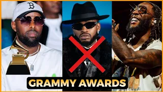 DIAMOND Apigwa Chini Tena Kwenye Tuzo Za GRAMMY Mwaka Huu EDDY KENZO BURNA BOY DAVIDO Wamechaguliwa 