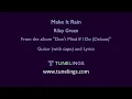 Make It Rain - Riley Green (play-along for guitar)