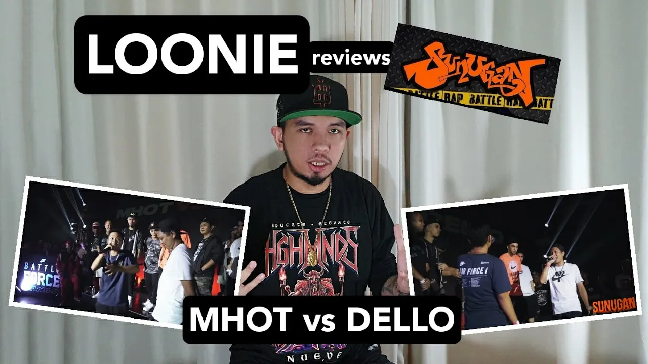 LOONIE | BREAK IT DOWN: Rap Battle Review E214 | SUNUGAN: MHOT vs DELLO