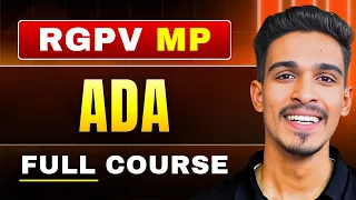 RGPV Analysis Design of Algorithm ADA BTech 2nd Year