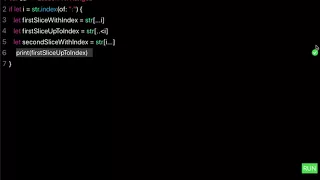Learn Swift How to split strings at specific character Chapter 7 Lesson 11