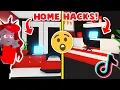 Building A Home With Tik Tok Hacks Only In Adopt Me Roblox