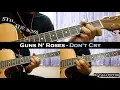 Download Lagu Guns N' Roses – Don't Cry (Instrumental/Full Acoustic/Guitar Cover)