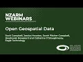 NZARM Webinars Open geospatial data