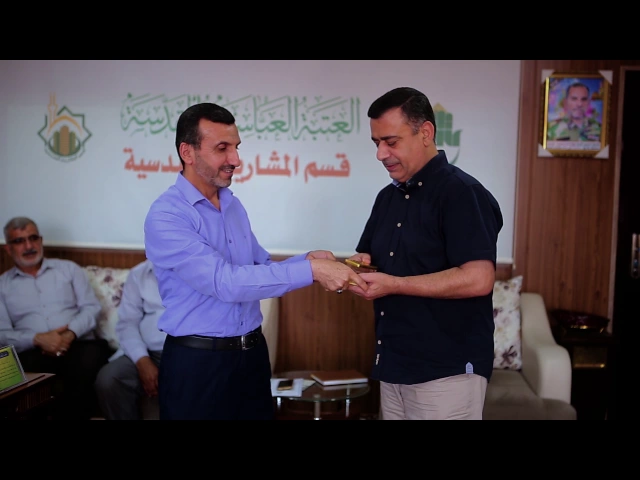 ⁣الامانة العامة للعتبة العباسية تستلم الدفعة الاولى من بلاطات الذهب تمهيداً لمرحلة اكساء القبة