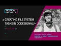 Creating File System Tasks in CodeSignal