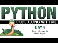 Python Code With Me - Day 4