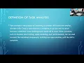 Task Analysis Lecture