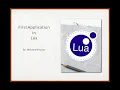 01 Your First Application in Lua Hello World in Lua