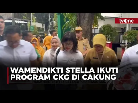 Wamendiktisaintek Stella Datangi Puskesmas Cakung Tinjau Cek Kesehatan Gratis