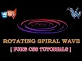 Rotating Gradient Spiral Wave 2018 Cool css effects pure css animation