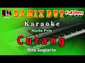 Karaoke Curang - Rita Sugiarto || Nada Pria Full Dj Remix Dut Orgen Tunggal || Bas Horeg