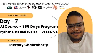 Day 7 Python List and Tuples in Depth 1-Year AI Course