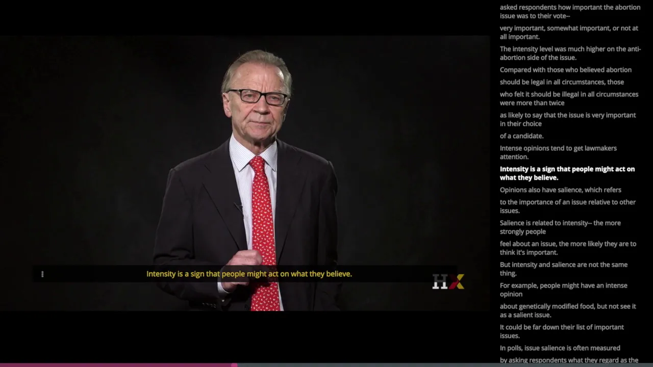 #13 "Public Opinion" / Thomas E. Patterson / Kennedy School of Government, Harvard University