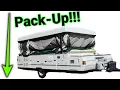 Easy Pop-Up Camper Pack-Up Highlights Coleman Utah by Rockwood