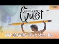 How to Draw a Fantasy Map General Shapes Cartography Quest Ep 1