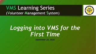 Logging into VMS for the First Time