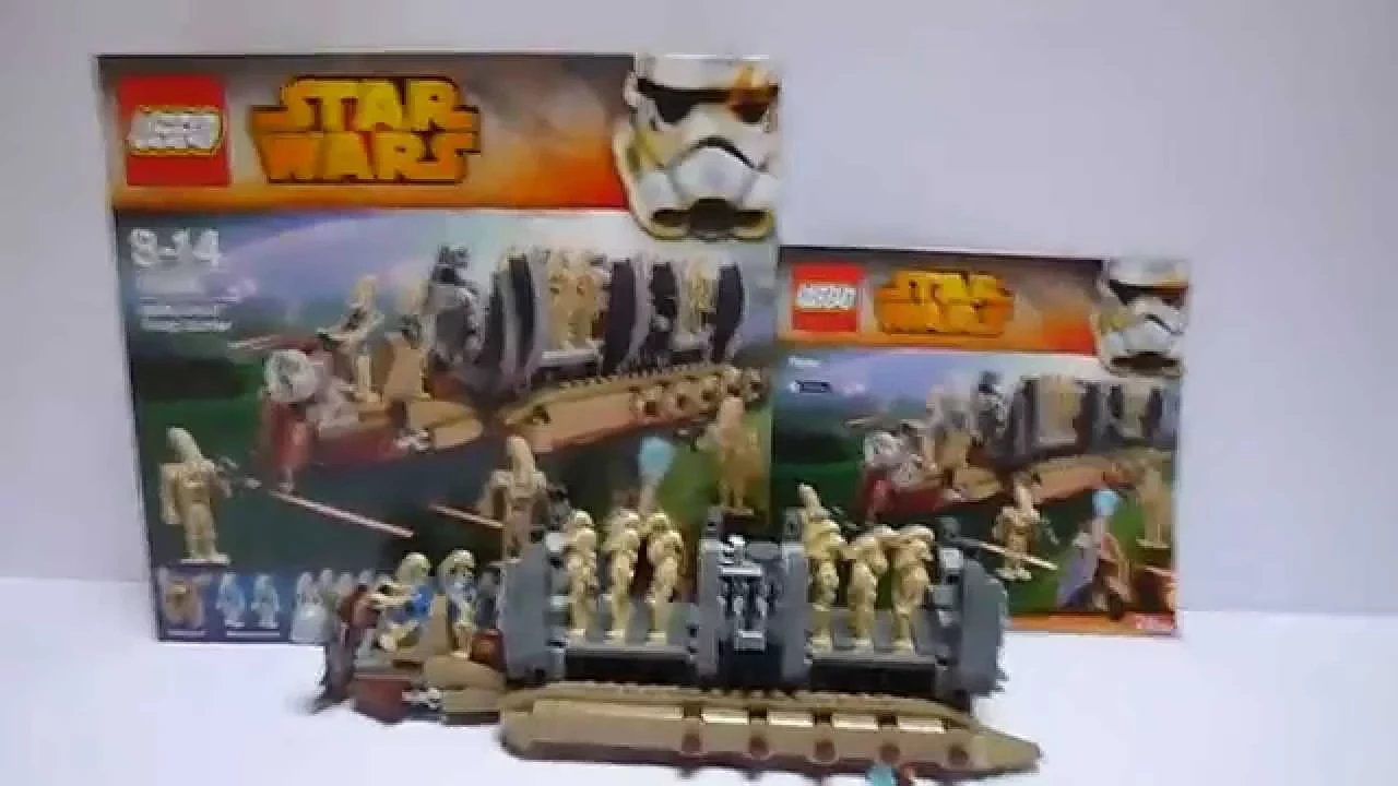 Bring in reinforcements at the Battle of Naboo with the LEGO® Star Wars™ Battle Droid Troop™ Carrier. 