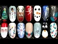 10 Easy Christmas Nail Art Ideas - Nail Design Compilation