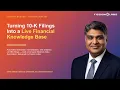 How We Turn 10-K SEC Filings Into a Live Financial Knowledge Base Using AI