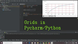 how to add grid in the python plots how to insert grids in the pycharm plots