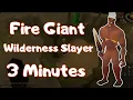 2022 Fire Giants Wilderness Slayer Guide